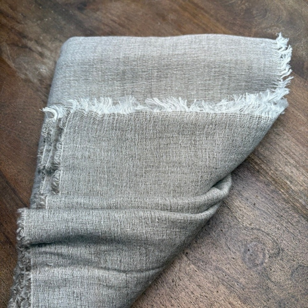 Liebeskind Berlin Wool Blend Scarf 27X77 Quiet Luxury Minimalist - Picture 5 of 7